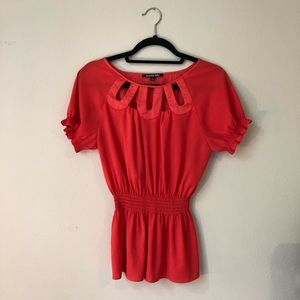 Gianni Bini Red dress shirt